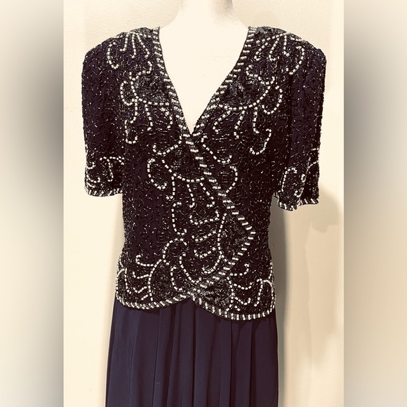 Brilliante maxi dress Sequins romantic Festive gown bride’s mother Women’s XXL - Picture 2 of 9